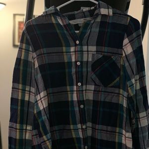 Old Navy Plaid Flannel The Classic Shirt, S